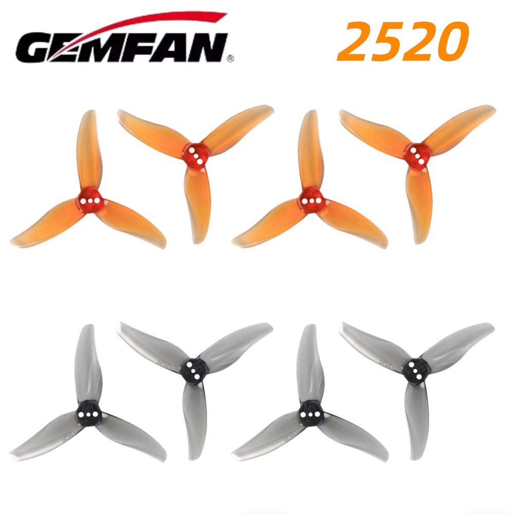 Drone Racing Propeller - 4쌍 Gemfan 허리케인 2520 2.5X2X3 3블레이드