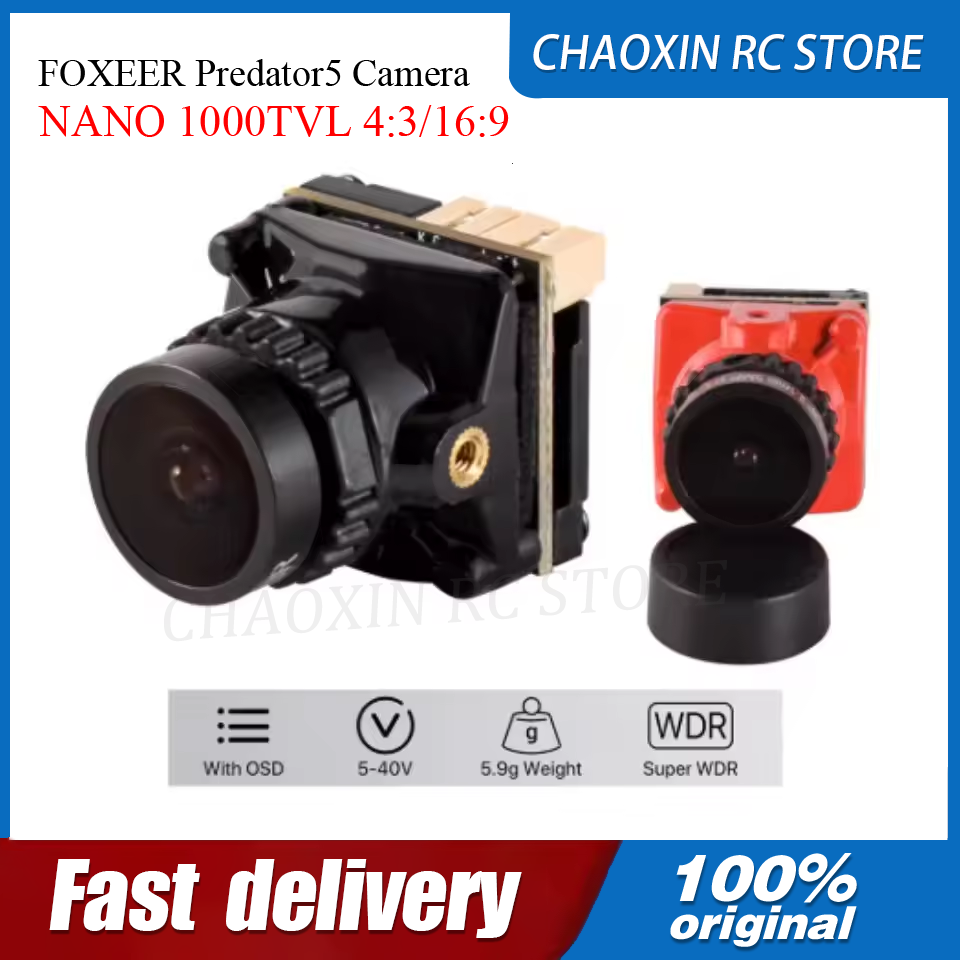Drone Racing Battery - FOXEER Predator5 카메라 NANO 1000TVL 4:3/16:9