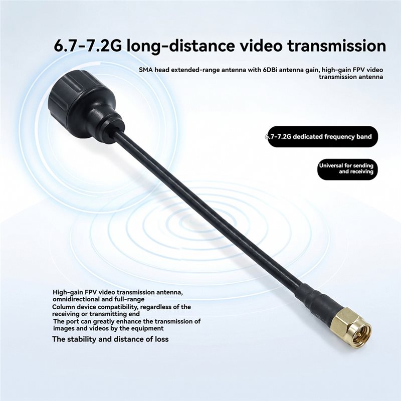 [NEW!A25P】 6.7-7.2Ghz SMA 안테나  - Drone Racing Antenna 리뷰 및 가격