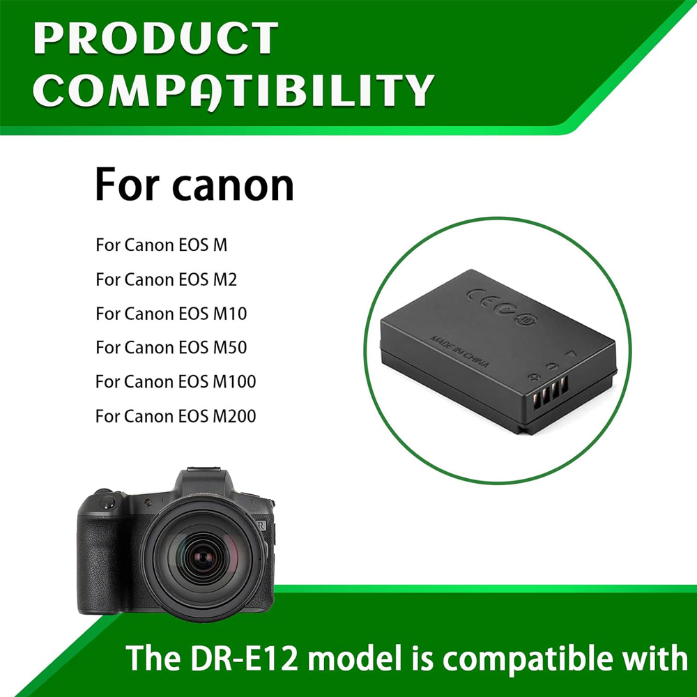 ACK-E12 USB 전원 코드 LP-E12 더미 배터 - Canon Camera Eos M50 Mark Ii 리뷰 및 가격