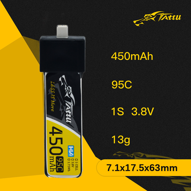 3Pcs 새로운 TATTU 450/500/550mAh  - Drone Racing Battery 리뷰 및 가격