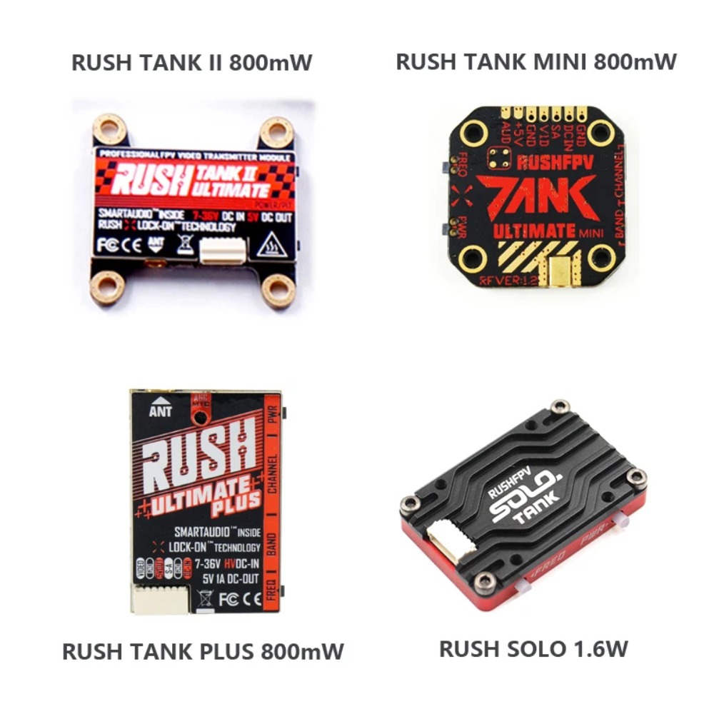RUSH TANK Ultimate II/Mini/PLU - Drone Racing Vtx 리뷰 및 가격