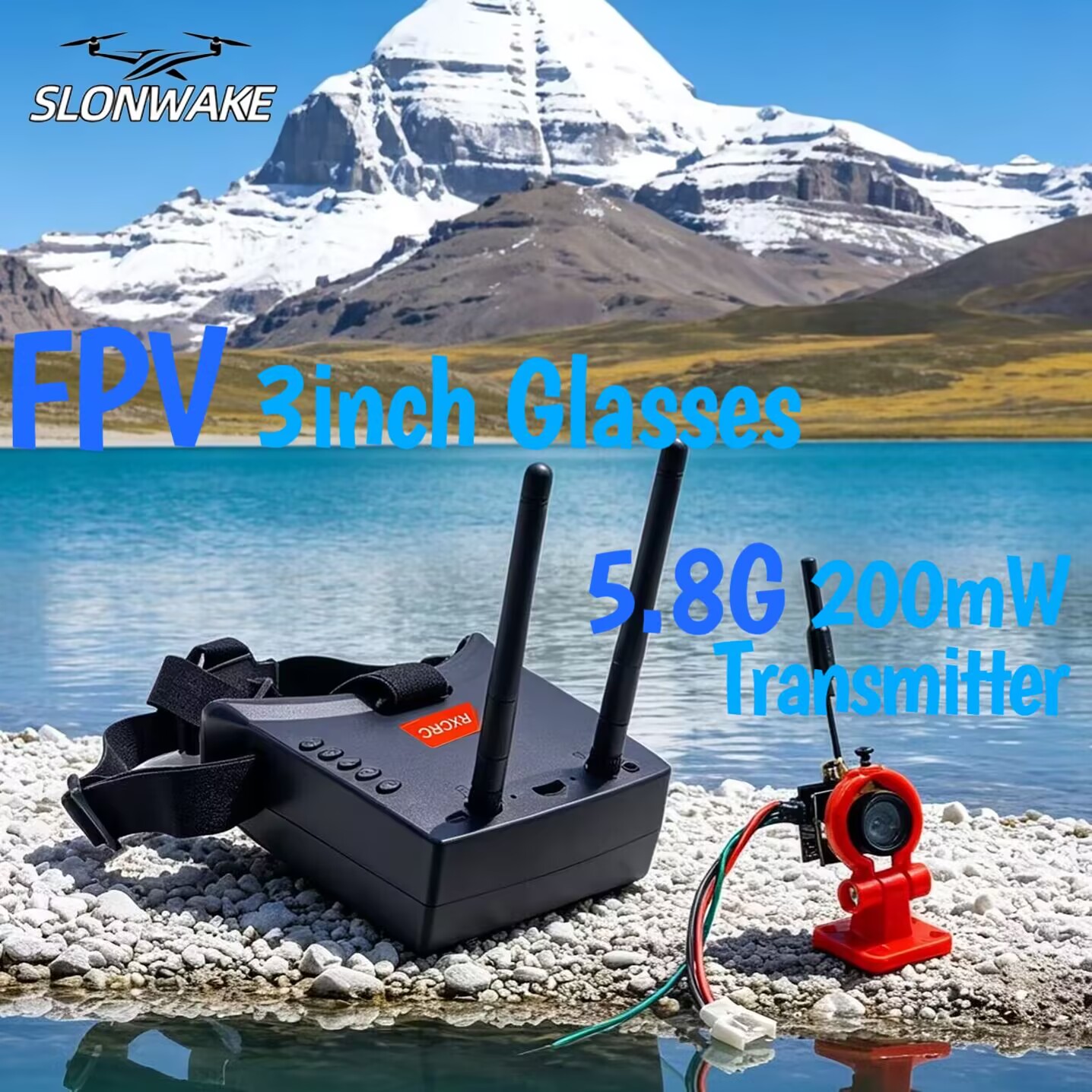 SLONWAKE 5.8G 아날로그 VTX 전송 카메라  - Drone Racing Vtx 리뷰 및 가격